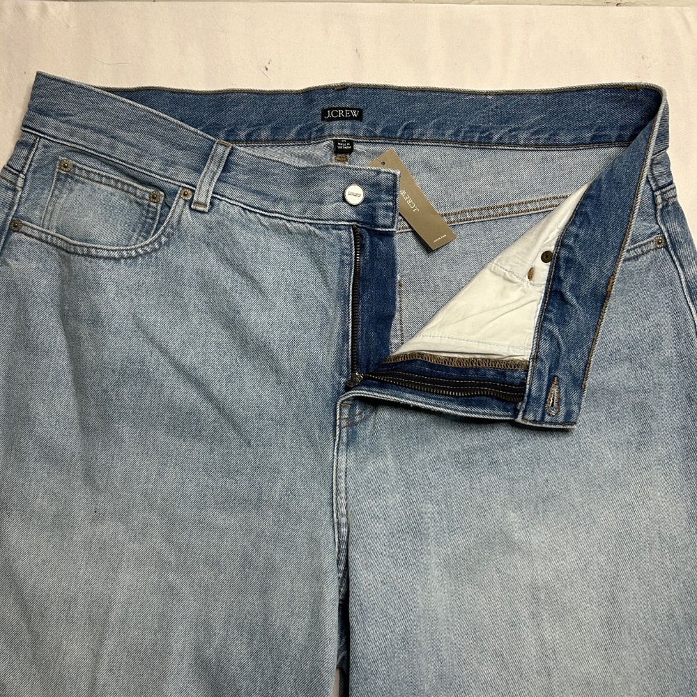 NWT J Crew Womens Mid-rise Superwide-leg Jeans 34x30 Baggy - Picture 5 of 14